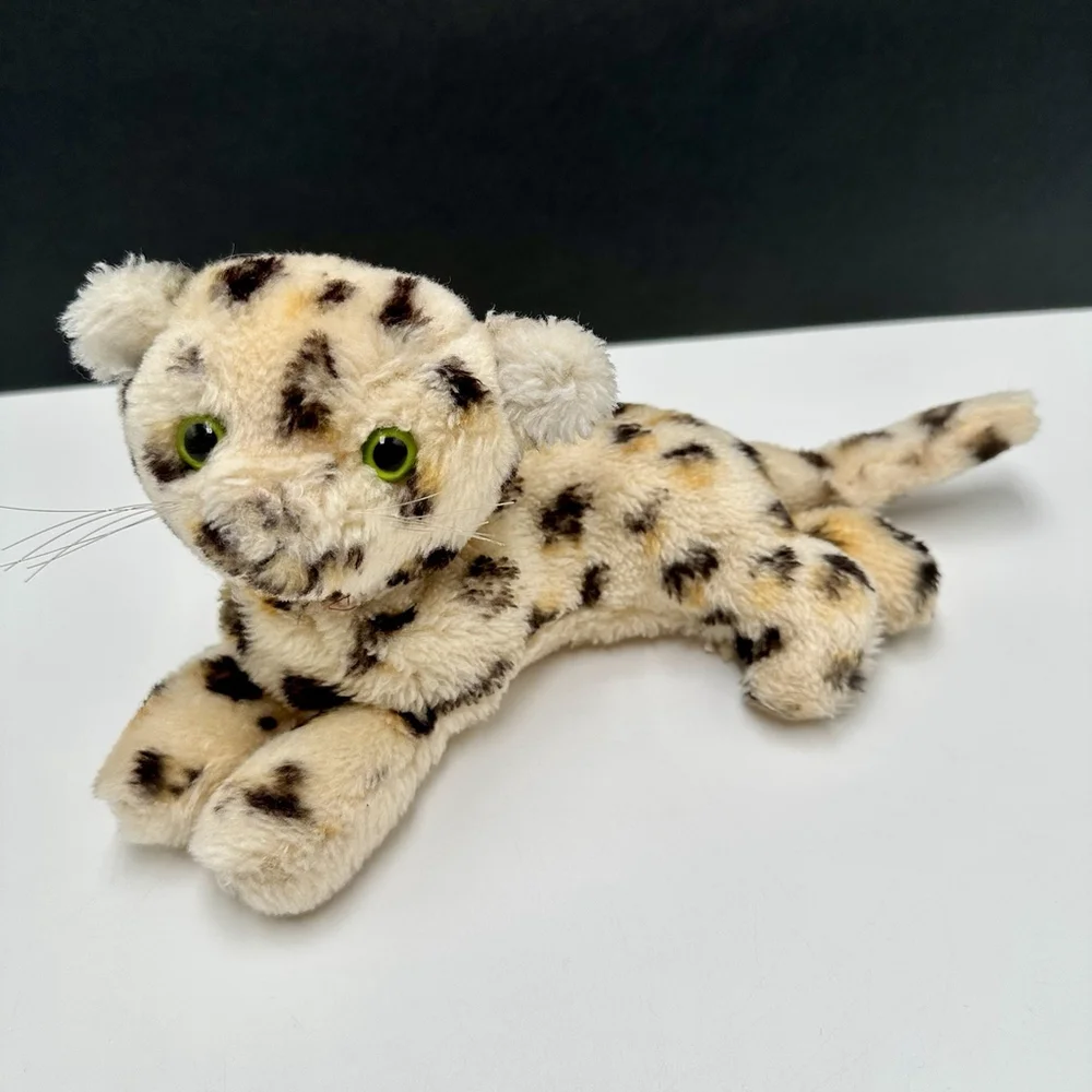 VINTAGE 1976 R. DAKIN BABY CHEETAH Plush Cub Leopard Cat Stuffed Animal RARE
